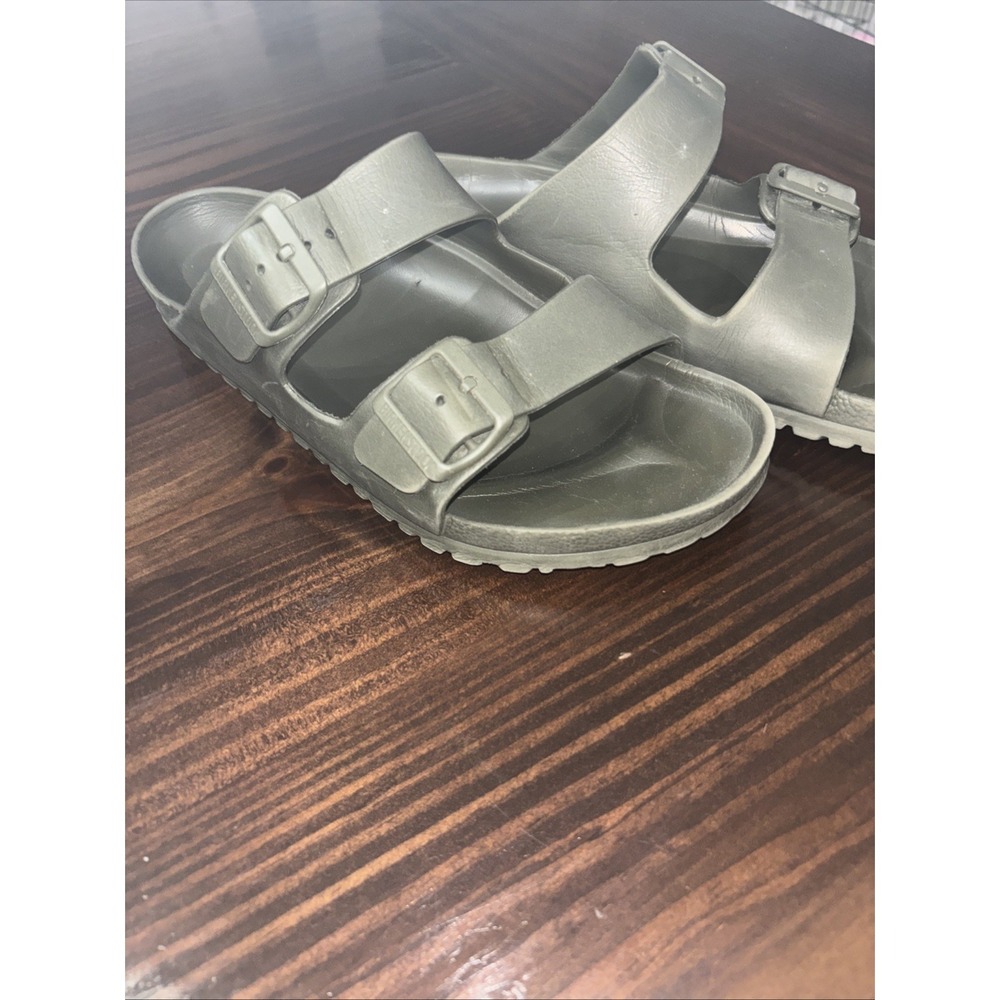 Birkenstock Arizona EVA sandals in Khaki Green Unisex W11 M9 Slides